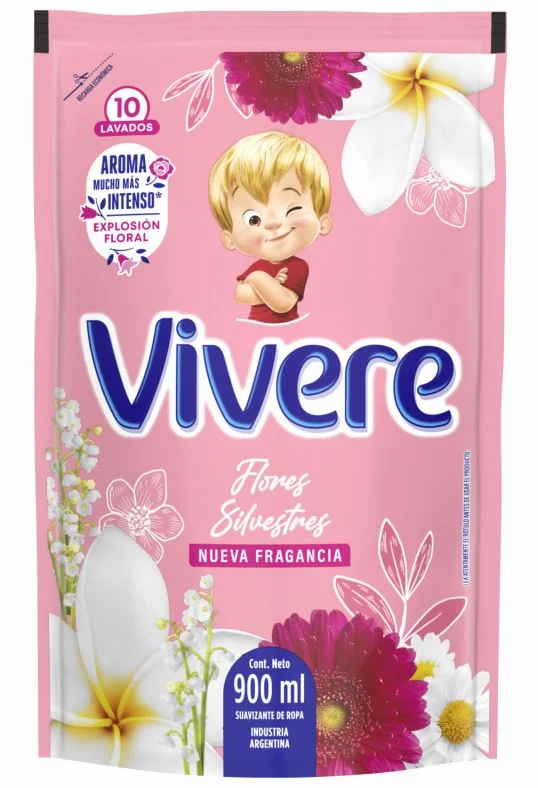 VIVERE SUAV.FLORES SILVESTRES X 900 ML (12)