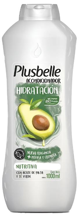 PLUSBELLE SH.HIDRAT.NUTRITIVA X 1 L. (12)