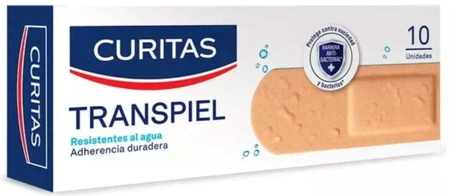 CURITAS APOS.TELA TRANSPIEL X 10 U.- UNIDAD- (24) - 