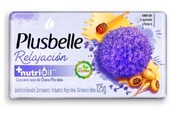 PLUSBELLE JAB.RELAJACION X 125 G. (81) -VIOLETA-