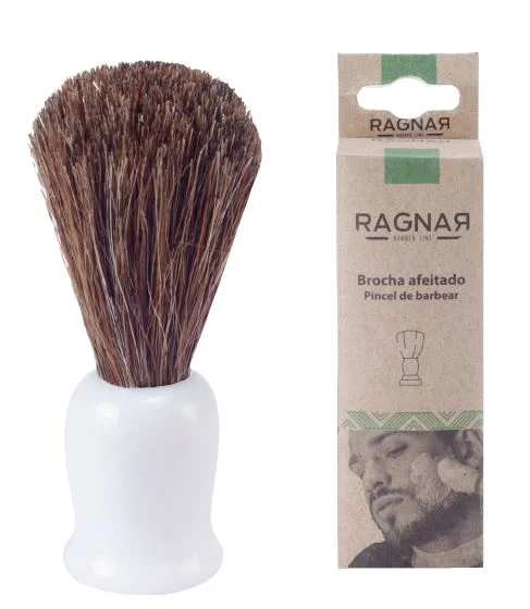 EUROSTIL BROCHA MANGO PLAST.PELO CABALLO MARRON (50323)