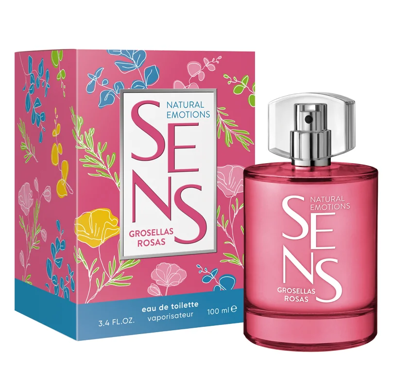 SENS NATURAL GROSELLAS EDT X 100 ML (6) ROSA